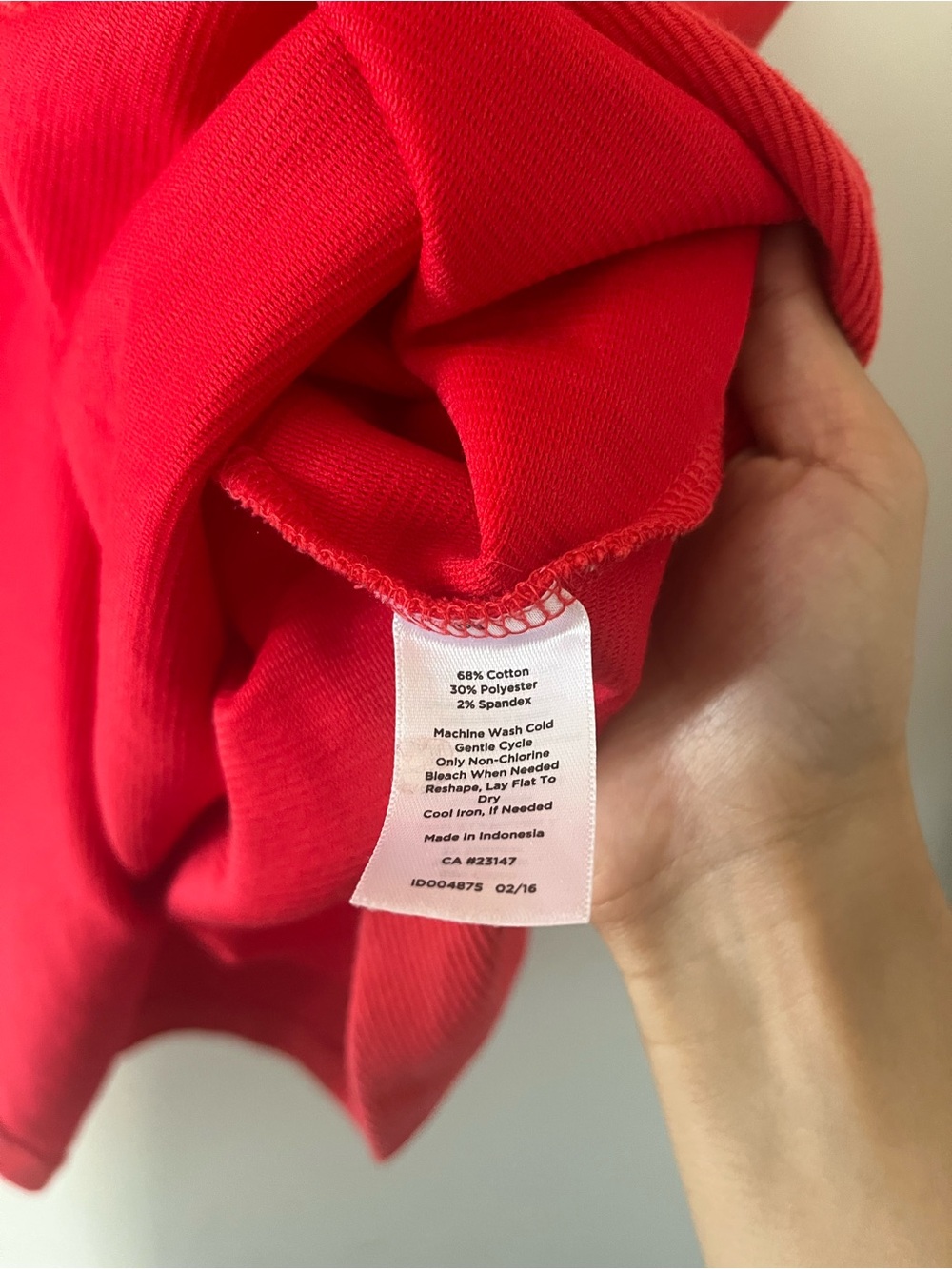Talbots Red Fit & Flare Mini Dress Small Petite Office Work Business Casual - Picture 5 of 7